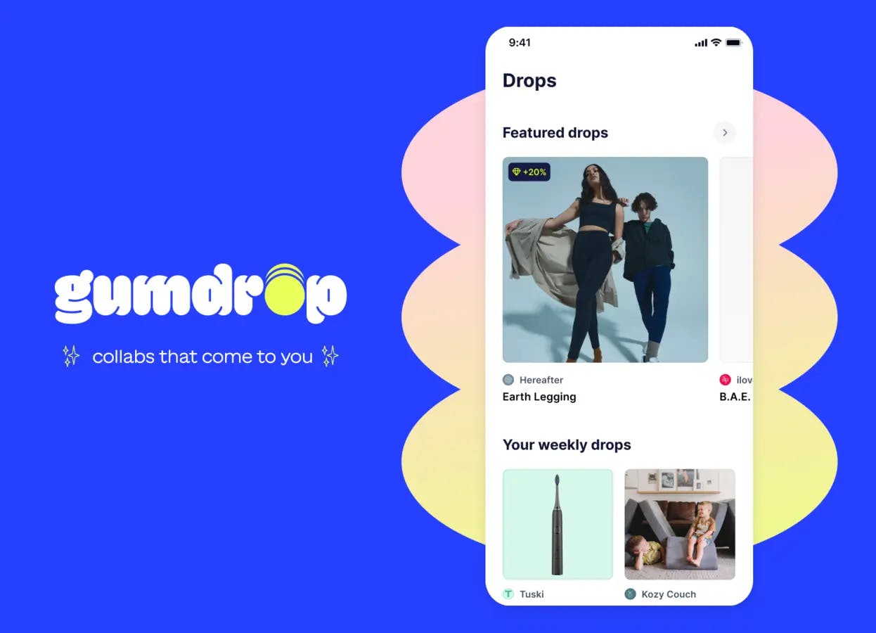 Gumdrop influencer collabs app